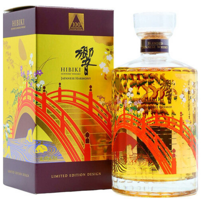 Suntory Hibiki Japanese Harmony 100th Anniversary Limited Edition Design Blended Whisky 750ml