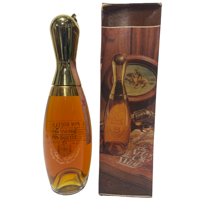 Jim Beam Beam's Pin Bottle Kentucky Straight Bourbon Whiskey Export bottle 700ml