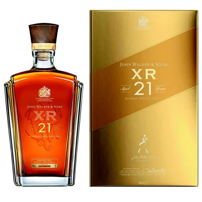 Johnnie Walker John Walker & Sons XR 21 Year Old Blended Malt Scotch Whisky 1Lt