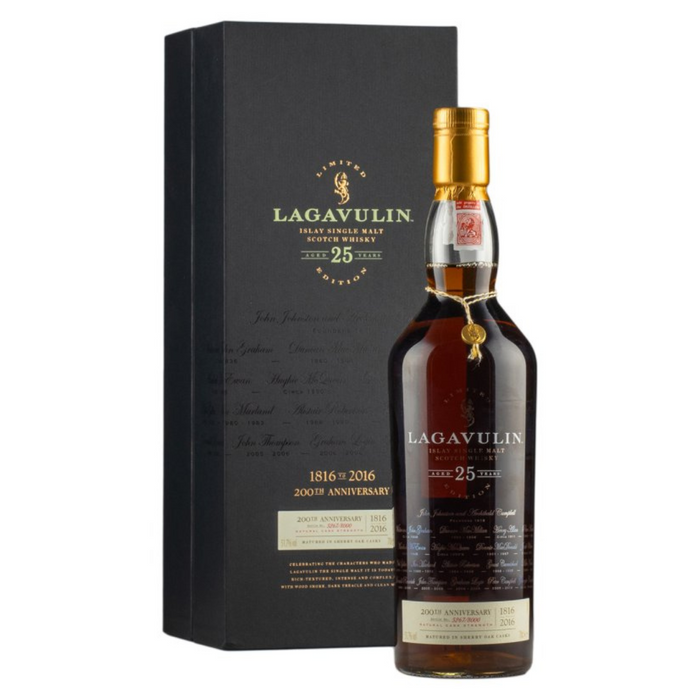 Lagavulin 25 Year Old Single Malt Scotch Whisky 700ml