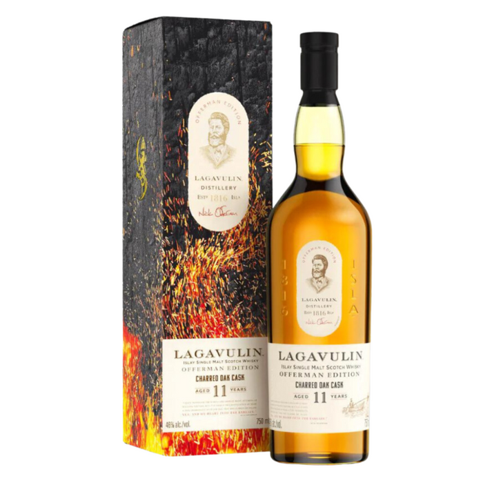 Lagavulin Offerman Edition Charred Oak Cask Finish 11 Year Old Single Malt Scotch Whisky 750ml