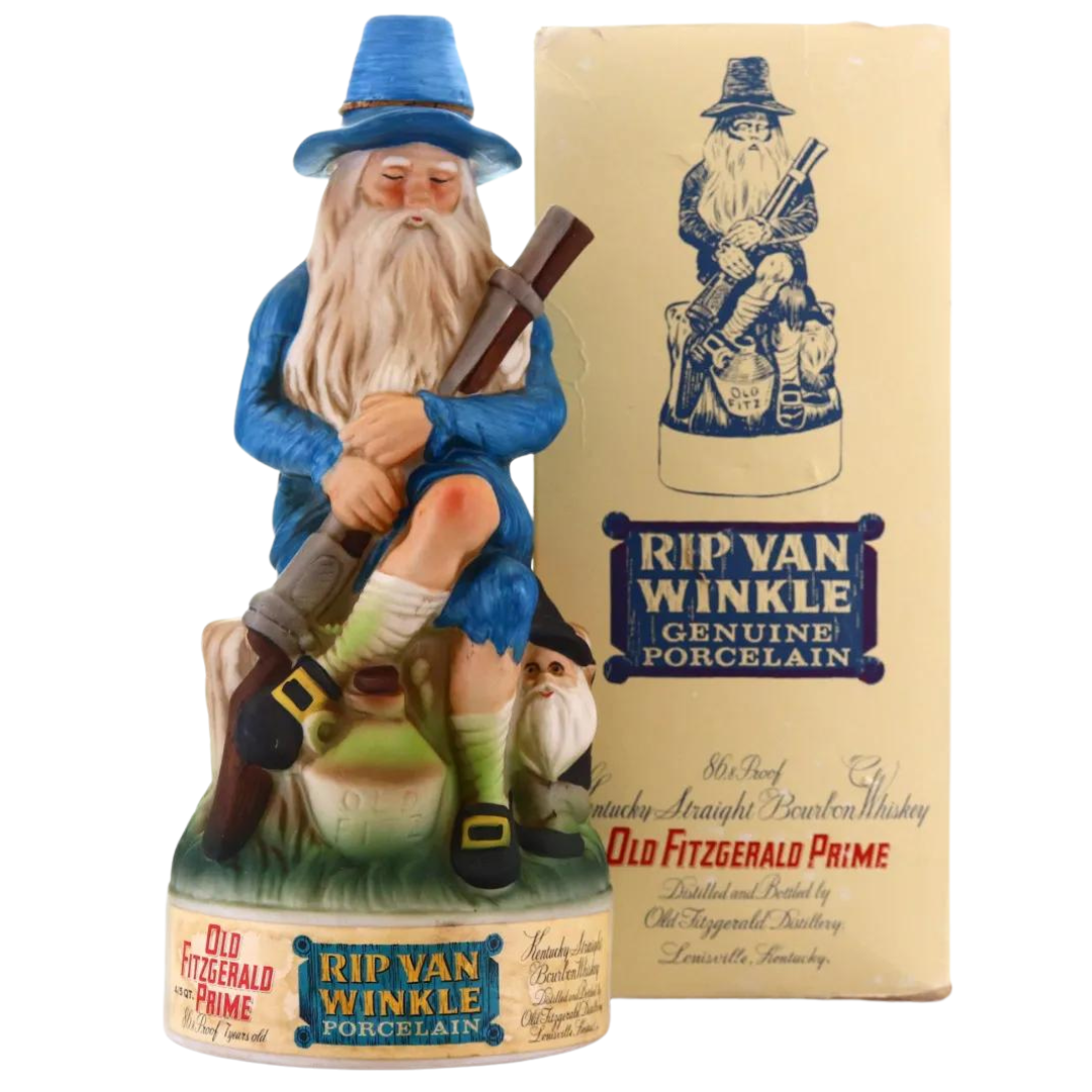 Vintage Decator Whiskey , Colonial Virginia, Old RIP Van Winkle 1974, Genuine Cumberland Porcelain, Colletion hot limited