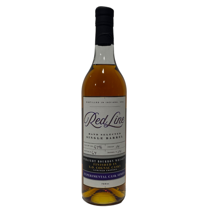 Red Line X.O. Cognac Experimental Cask Series Single Barrel Straight Bourbon Whiskey 750ml