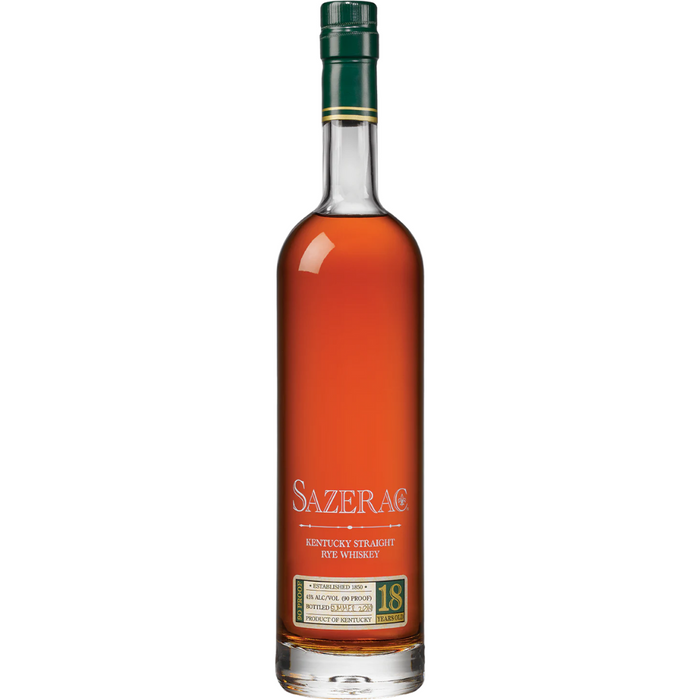 2021 Sazerac 18 Year Old Straight Rye Whiskey 750ml