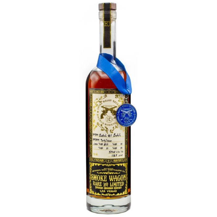 Smoke Wagon 8 Year Old Rare and Limited Batch 1 Straight Bourbon Whiskey