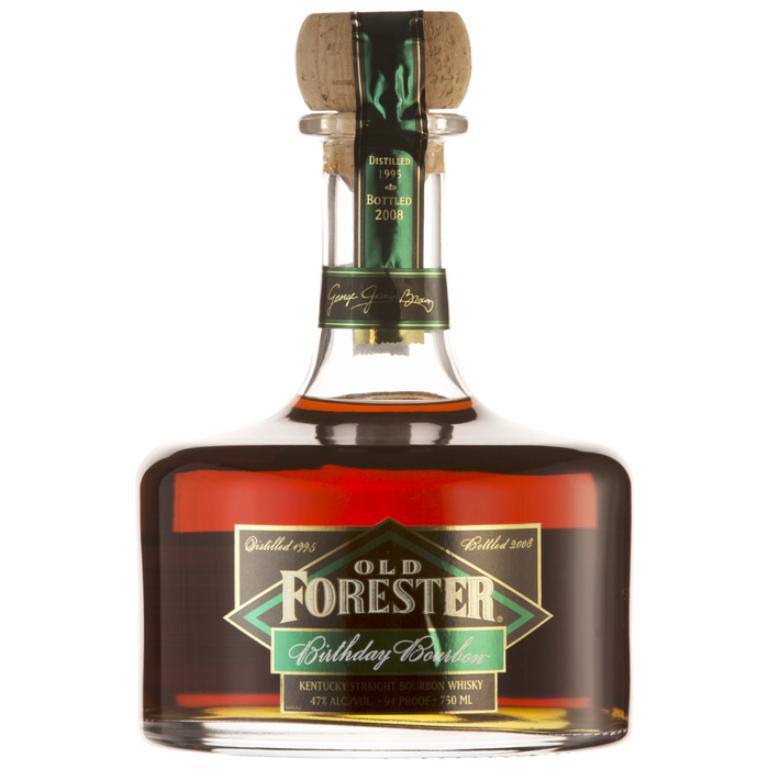 2008 Old Forester Birthday Bourbon 12 Year Old Kentucky Straight Bourbon Whiskey