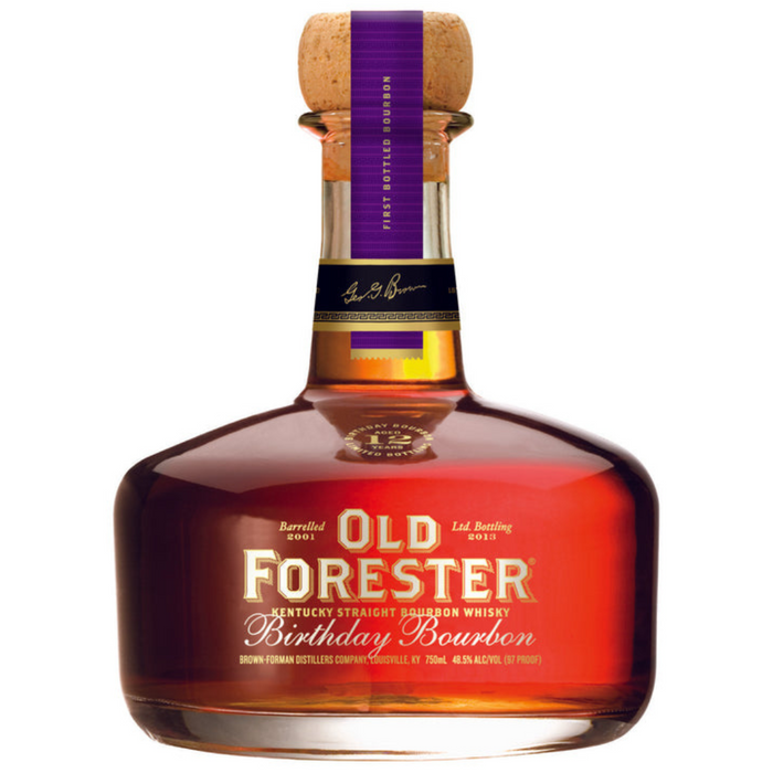 2013 Old Forester Birthday Bourbon 12 Year Old Kentucky Straight Bourbon Whiskey