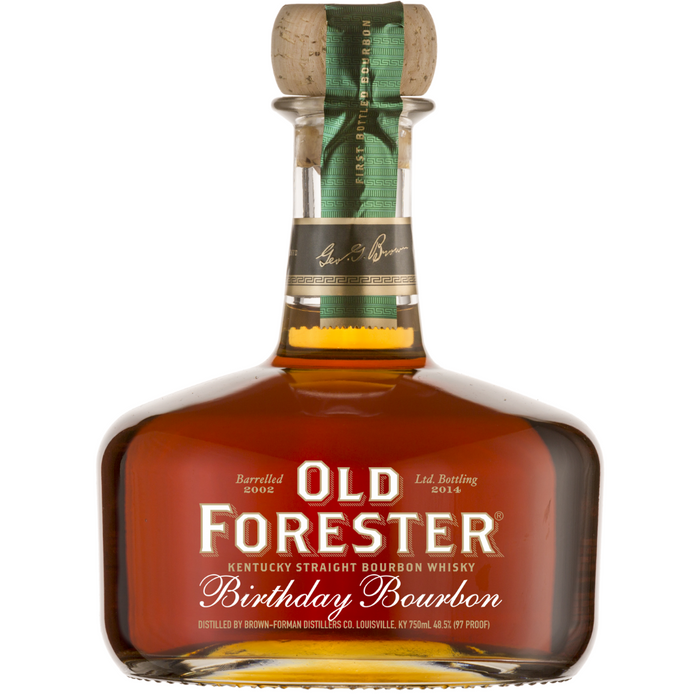 2014 Old Forester Birthday Bourbon 12 Year old Kentucky Straight Bourbon Whiskey