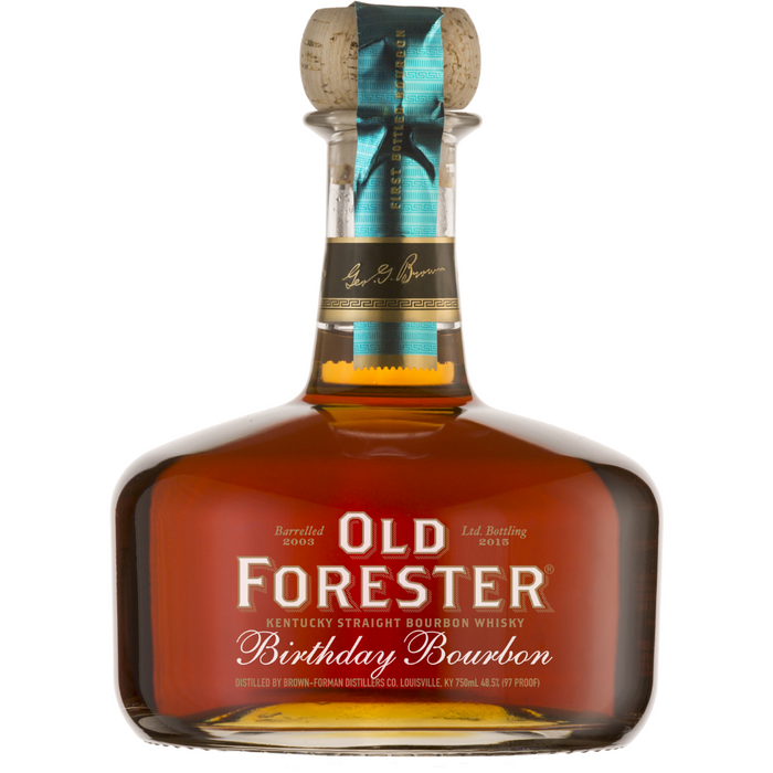 2015 Old Forester Birthday Bourbon 12 Year Old Kentucky Straight Bourbon Whiskey