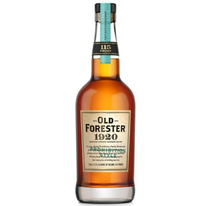 1920 Old Forester Prohibition Style Kentucky Straight Bourbon Whiskey