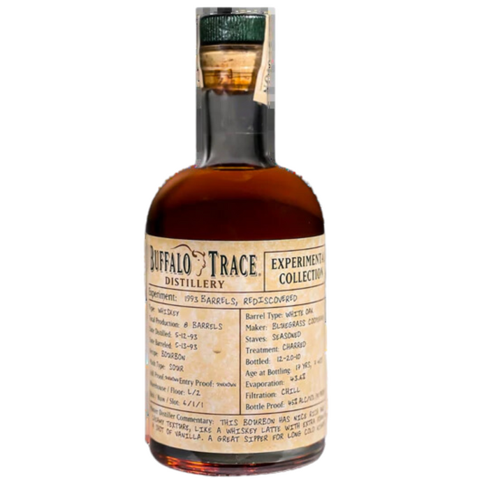 1993 Buffalo Trace Experimental Collection 17 Years Old Barrels Rediscovered Bourbon Whiskey 375ml