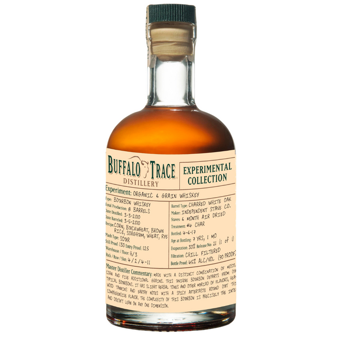 Buffalo Trace Experimental Collection 7 Year Old Organic 6 Grain Bourbon Whiskey