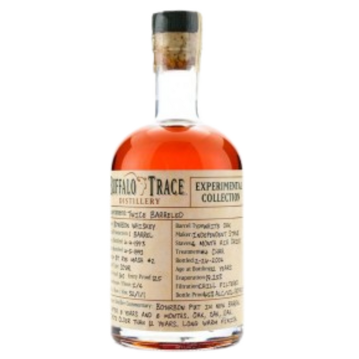 Buffalo Trace Experimental Collection Twice Barreled Bourbon Whiskey