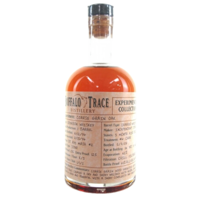 Buffalo Trace Experimental Collection Coarse Grain Oak Rye Bourbon Whiskey