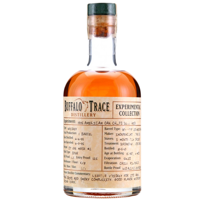 1995 Buffalo Trace Experimental Collection 15 Year Old American Oak Chips Seasoned Bourbon Whiskey