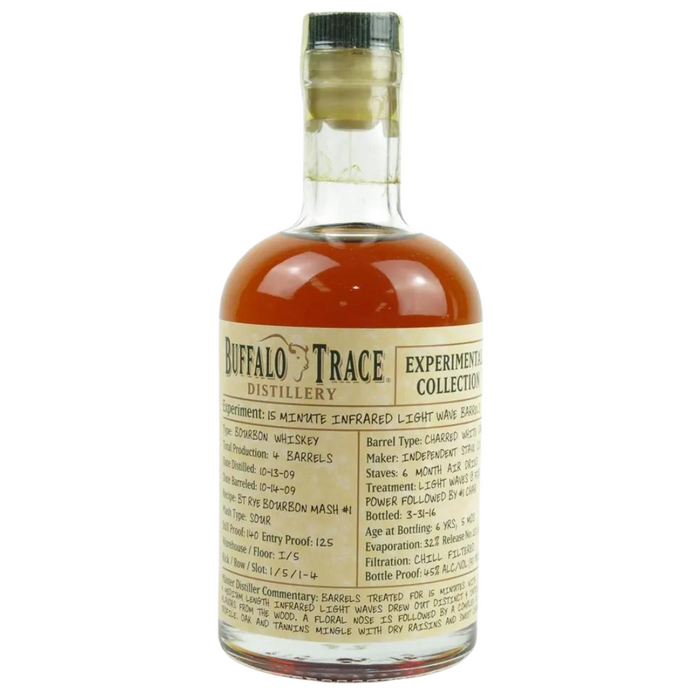 Buffalo Trace Experimental Collection Infrared Light Wave Barrels Bourbon Whiskey 375ml