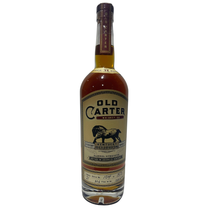 Old Carter 14 Year Old Barrel 21 Single Barrel Straight Kentucky Bourbon Whiskey 750ml