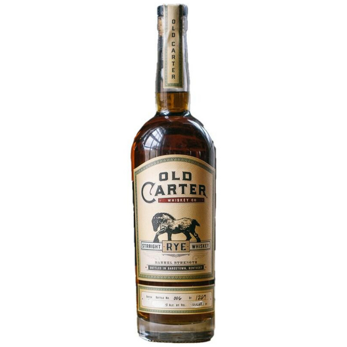 Old Carter Batch 7 Barrel Strength Straight Rye Whiskey 750ml