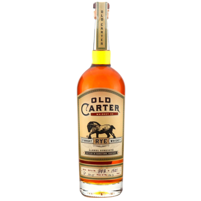 Old Carter Batch 6 Barrel Strength Straight Rye Whiskey 750ml