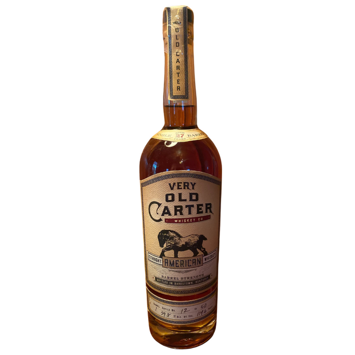 Old Carter 27 Year Old Barrel 1 Barrel Strength Bottle 12 of 50 Straight American Whiskey 750ml