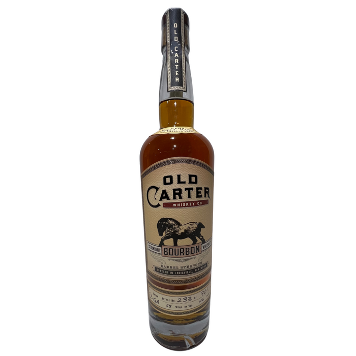 Old Carter Very Small Georgia Batch 2 Barrel Strength Bottle 233 of 701 Straight Bourbon Whiskey 750ml