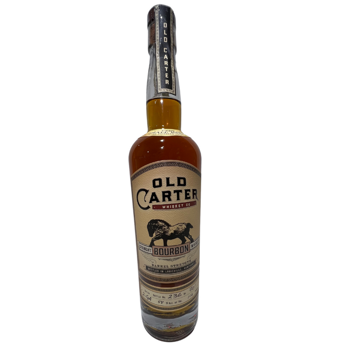 Old Carter Very Small Georgia Batch 2 Barrel Strength Bottle 236 of 701 Straight Bourbon Whiskey 750ml