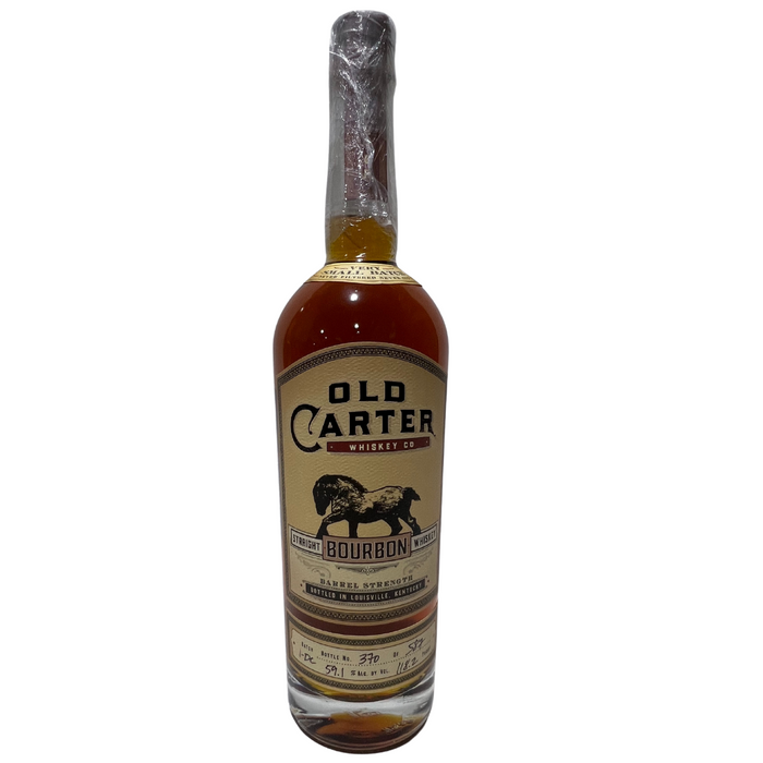 Old Carter Very Small Batch 1-DC Barrel Strength Bottle 370 of 587 Straight Bourbon Whiskey 750ml