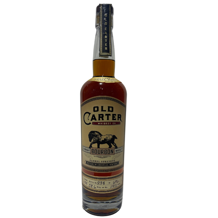 Old Carter Very Small Tennessee Batch 1 Barrel Strength Bottle 238 of 696 Straight Bourbon Whiskey 750ml