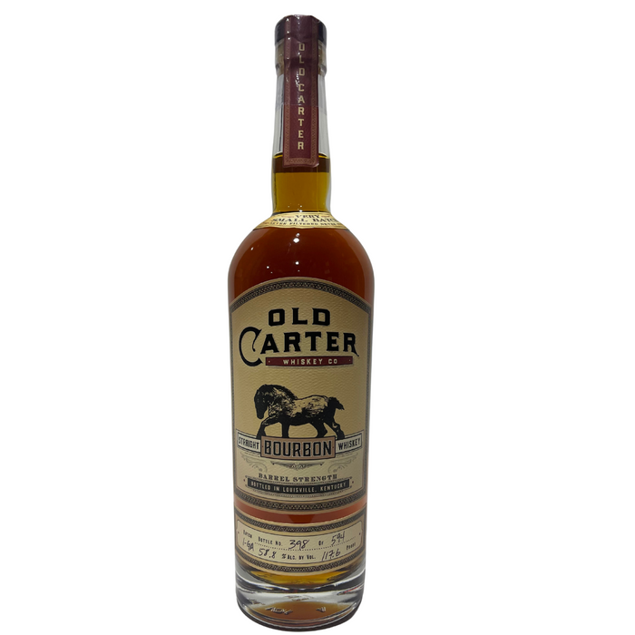 Old Carter Very Small Georgia Batch 1 Barrel Strength Bottle 398 of 594 Straight Bourbon Whiskey 750ml