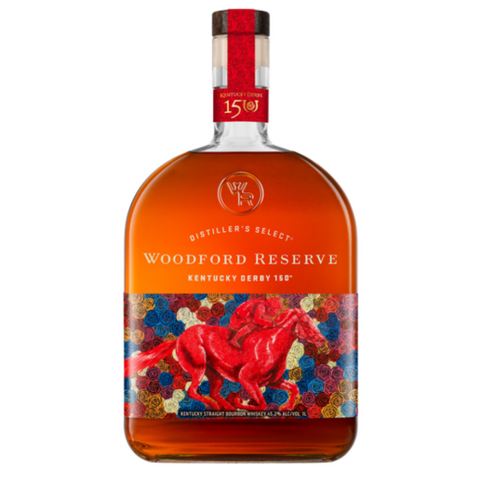 2024 Woodford Reserve Kentucky Derby 150th Edition Straight Bourbon Whiskey 1Lt