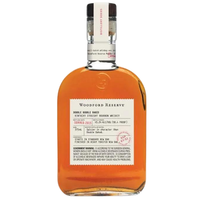 2015 Woodford Reserve Series Double Double Oaked Straight Bourbon Whiskey 375ml