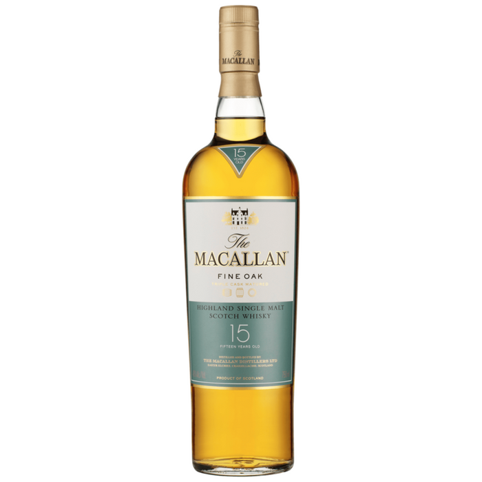 Macallan Triple Cask Matured Fine Oak 15 Year Old Single Malt Scotch Whisky 750ml