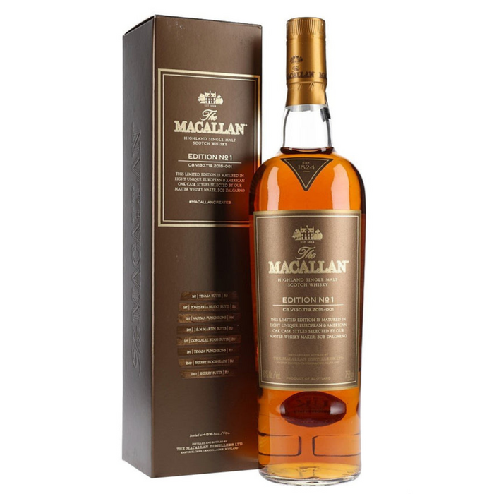 Macallan Edition No 1 Single Malt Scotch Whisky 750ml