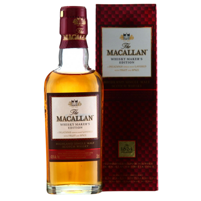 1824 Macallan Series Whisky Maker's Edition Single Malt Scotch Whisky 50ml