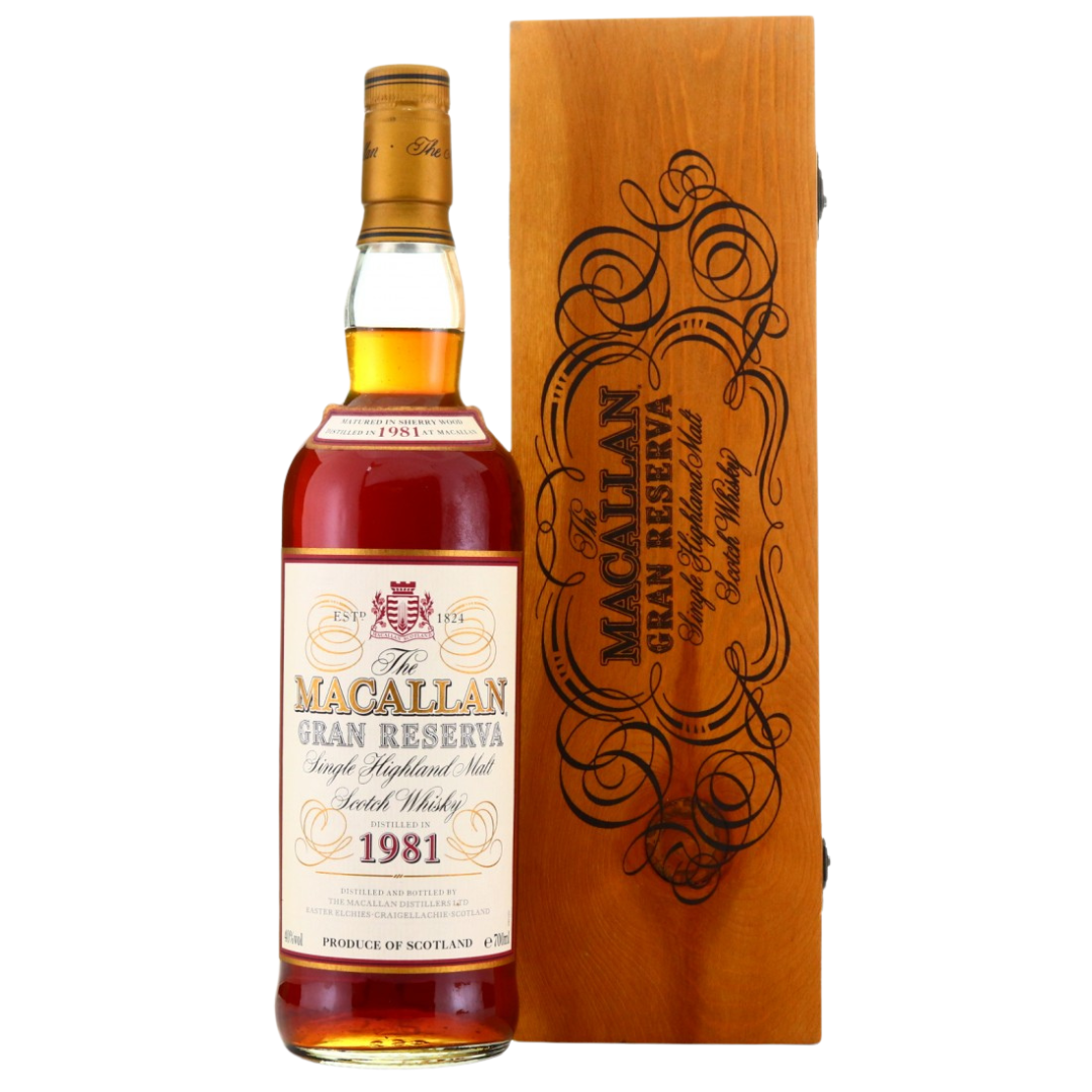 1981 Macallan Gran Reserva Single Malt Scotch Whisky 700ml - Cana Wine  Company