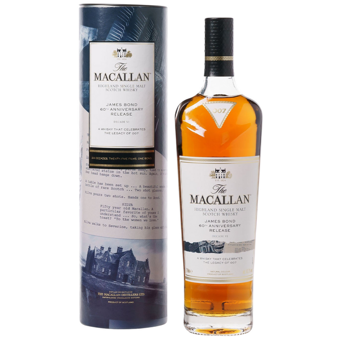 Macallan James Bond 60th Anniversary Decade VI Single Malt Scotch Whisky 700ml