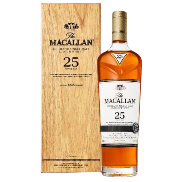 2019 Macallan Sherry Oak 25 Year Old Single Malt Scotch Whisky 750ml