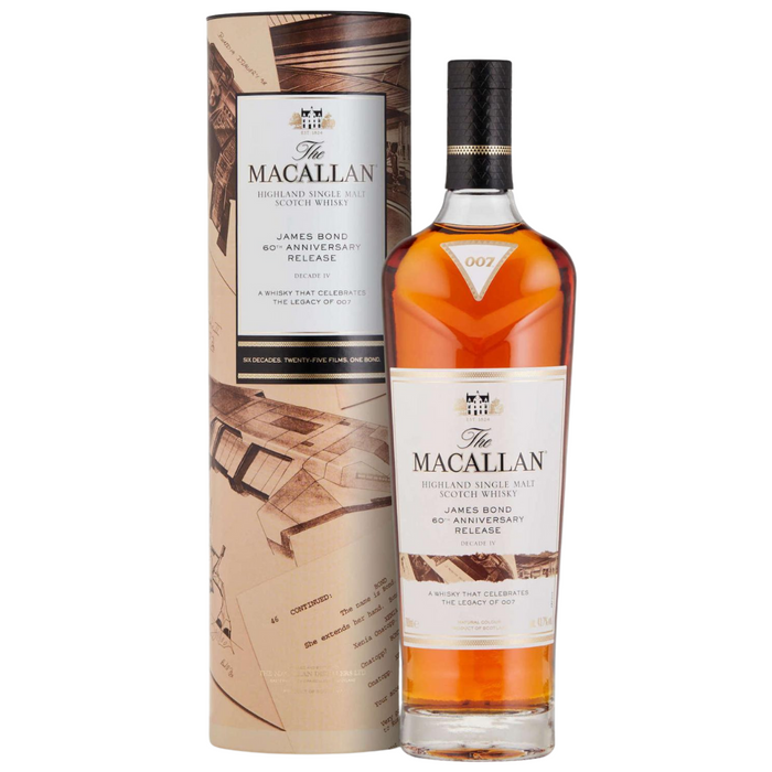 Macallan James Bond 60th Anniversary Decade IV Single Malt Scotch Whisky 700ml