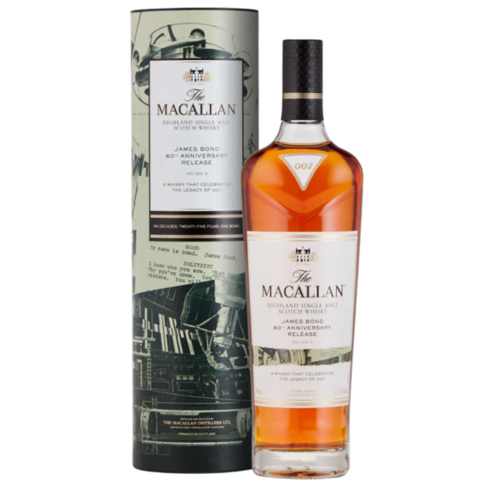 Macallan James Bond 60th Anniversary Decade II Single Malt Scotch Whisky 700ml