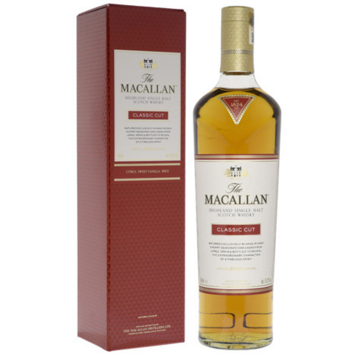 2018 Macallan Limited Edition Classic Cut Single Malt Scotch Whisky 750ml