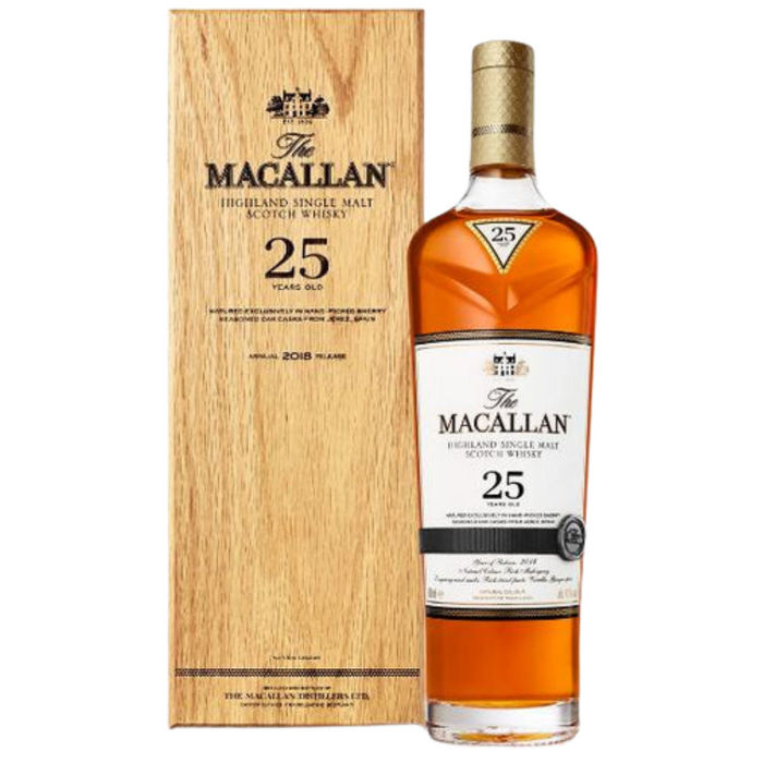 2022 Macallan Sherry Oak 25 Year Old Single Malt Scotch Whisky 750ml