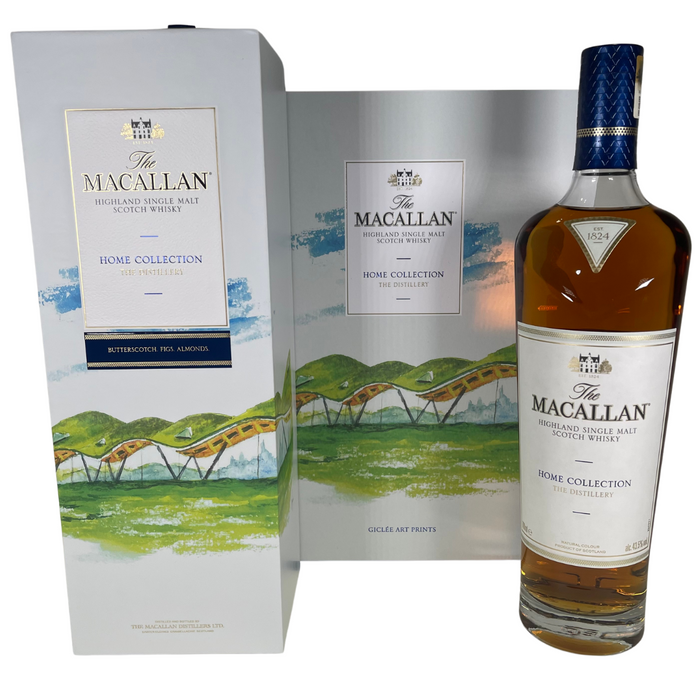 Macallan Home Collection The Distillery Single Malt Scotch Whisky With Print 750ml