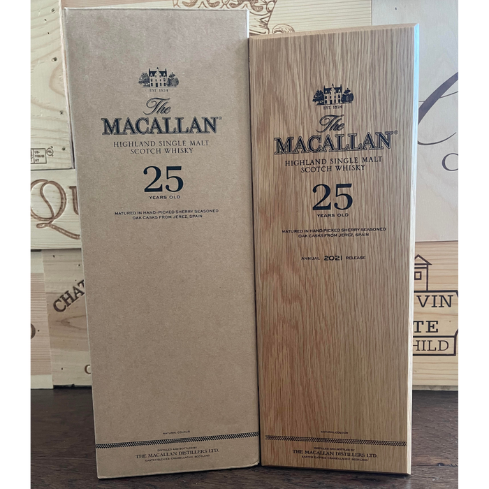 2021 Macallan Sherry Oak 25 Year Old Single Malt Scotch Whisky 750ml