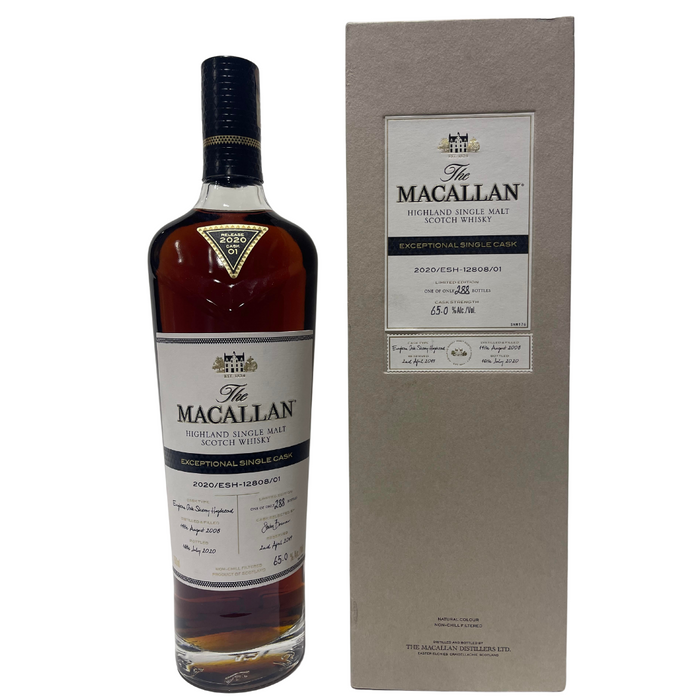 2020 Macallan Exceptional Single Cask ESH-12808-01 Single Malt Scotch Whisky 750ml