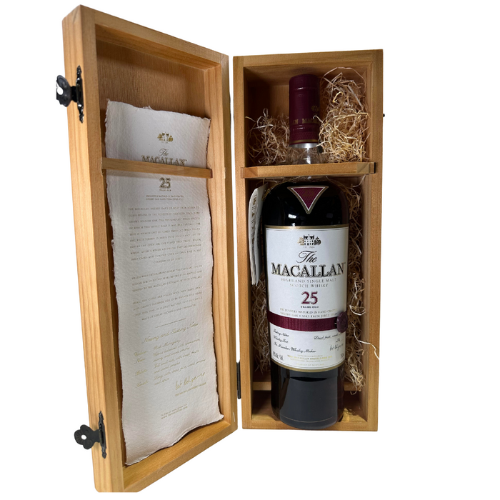 2018 Macallan Sherry Oak 25 Year Old Single Malt Scotch Whisky 750ml