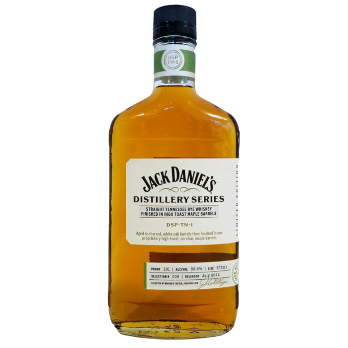 Jack Daniel's Series No. 008 High Toast Maple Barrel Finish Straight Rye Tennessee Whiskey 375ml