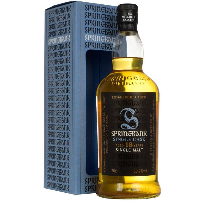 1996 Springbank 18 Year Old Single Cask Single Malt Scotch Whisky 750ml