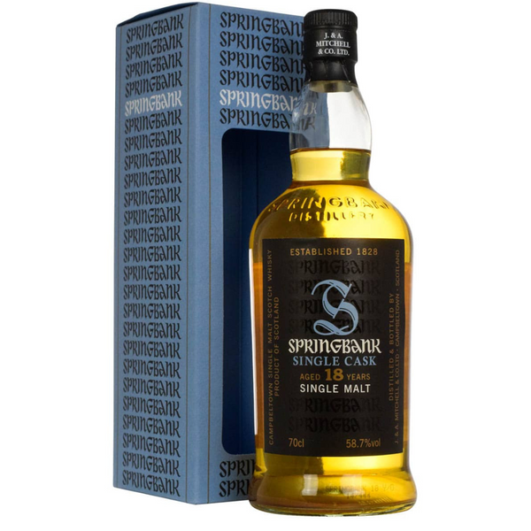 スプリングバンク18年SPRINGBANK 18 YEARSSINGLECASK 1996 Springbank 18 Year Old Single Cask Single Malt Scotch Whisky