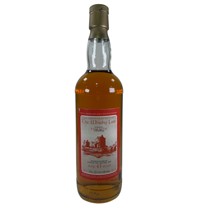 1965 The Whisky Fair Tomatin 43 Year Old Single Malt Scotch Whisky 750ml