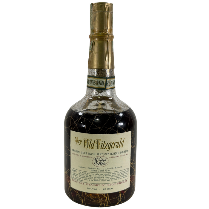 1958 Old Fitzgerald Very Xtra Old 10 Year Old Straight Bourbon 1958 Old Fitzgerald Very Xtra Old 10 Year Old Straight Bourbon